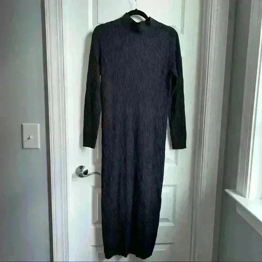 Suzanne Betro Mock-neck Sweater dress size S/M NEW NWT